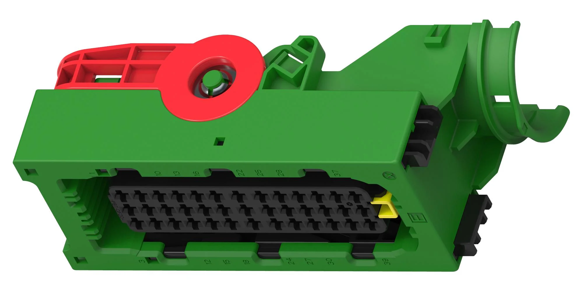 TE Connectivity 5-2208684-3 5-2208684-3 Automotive Connector Housing Green Leavyseal Receptacle 39 Ways