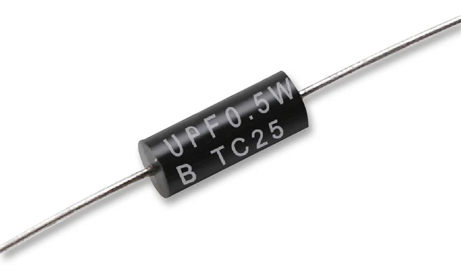TE CONNECTIVITY UPF50B120RV Through Hole Resistor, UPF Series, 120 ohm, 500 mW, ± 0.1%, 300 V, Axial Leaded