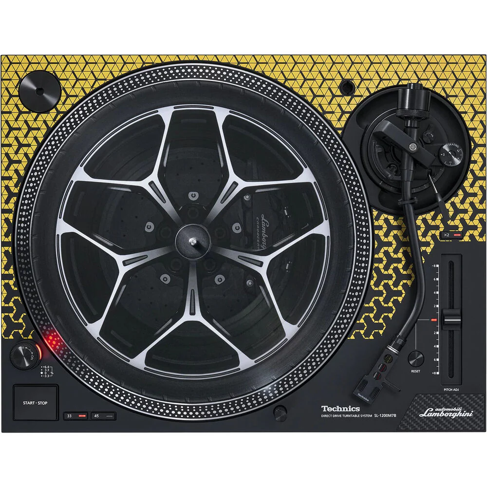 Technics SL-1200M7B Direct Drive Turntable System (Special Edition Lamborghini Yellow) - Image 4