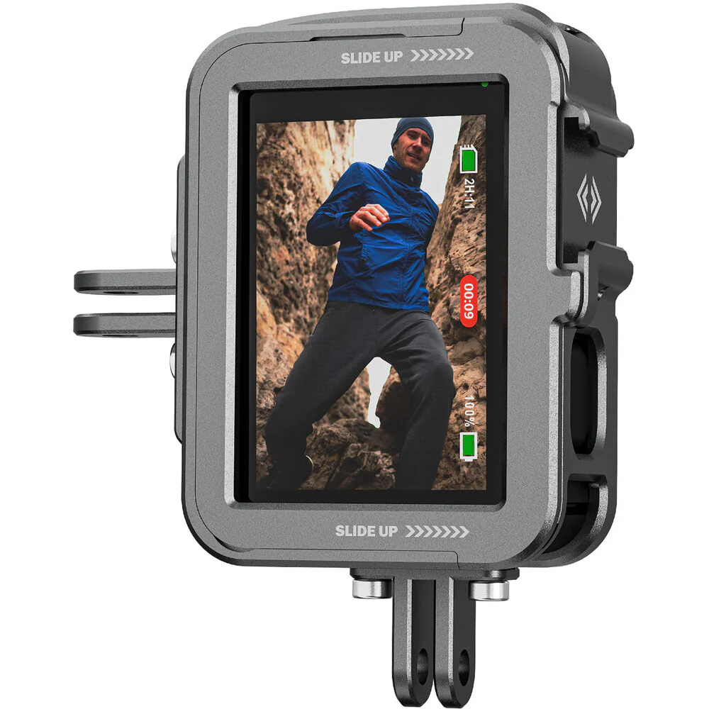 TELESIN Aluminum Cage with Vertical Frame for GoPro HERO11/10/9 - Image 6