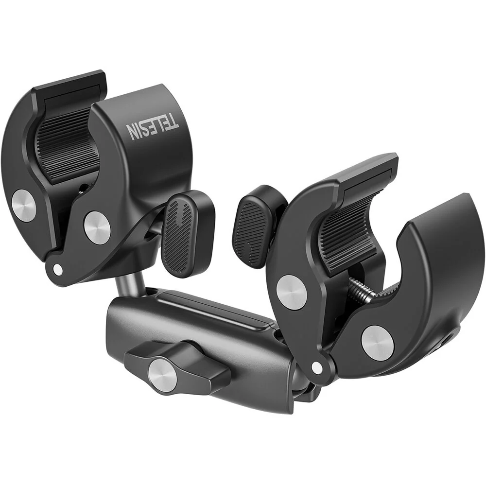 TELESIN Dual-Head Crab-Style Bike/Motorcycle/Pipe Clamp - Image 3