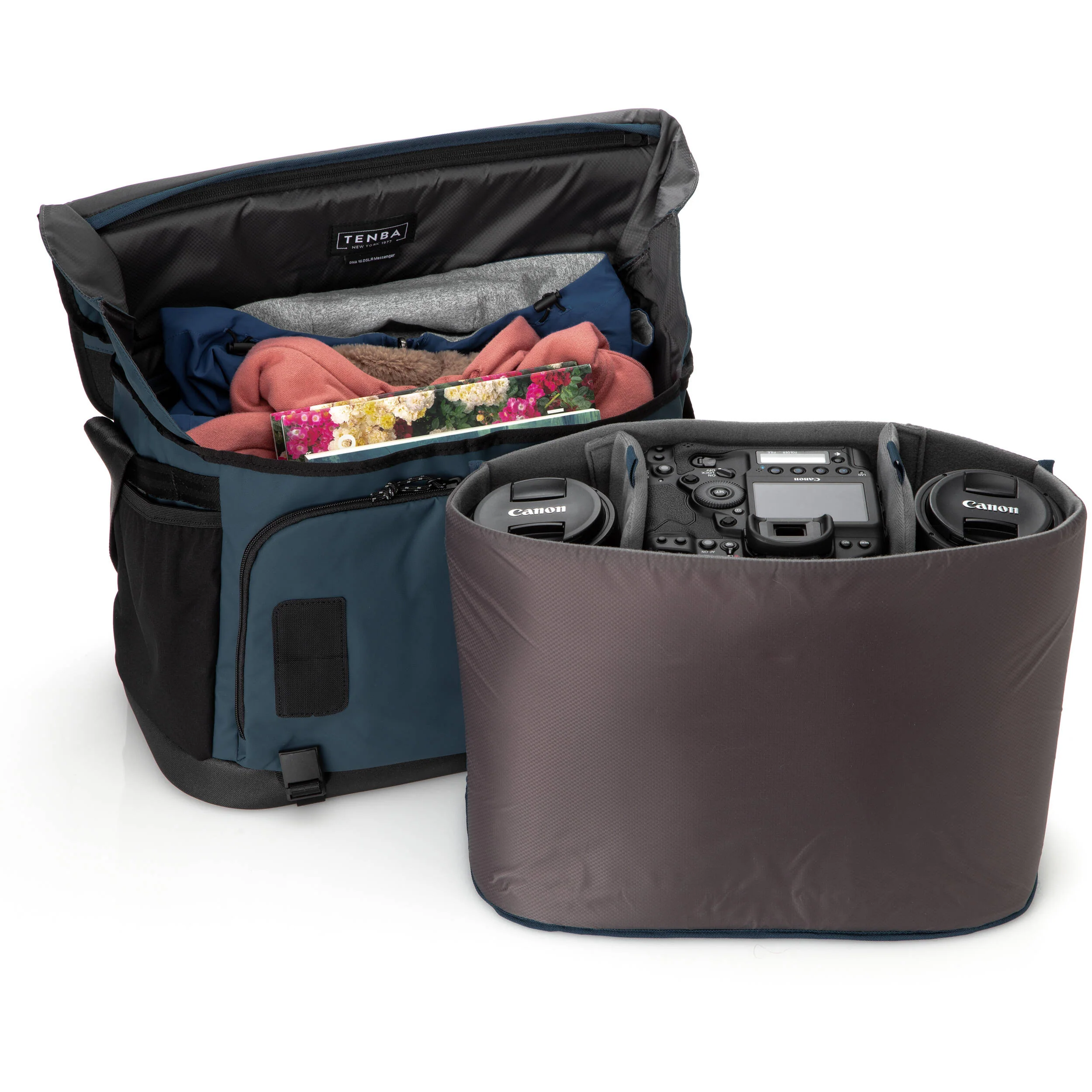Tenba DNA 16 Pro Camera Messenger Bag (Blue) - Image 5