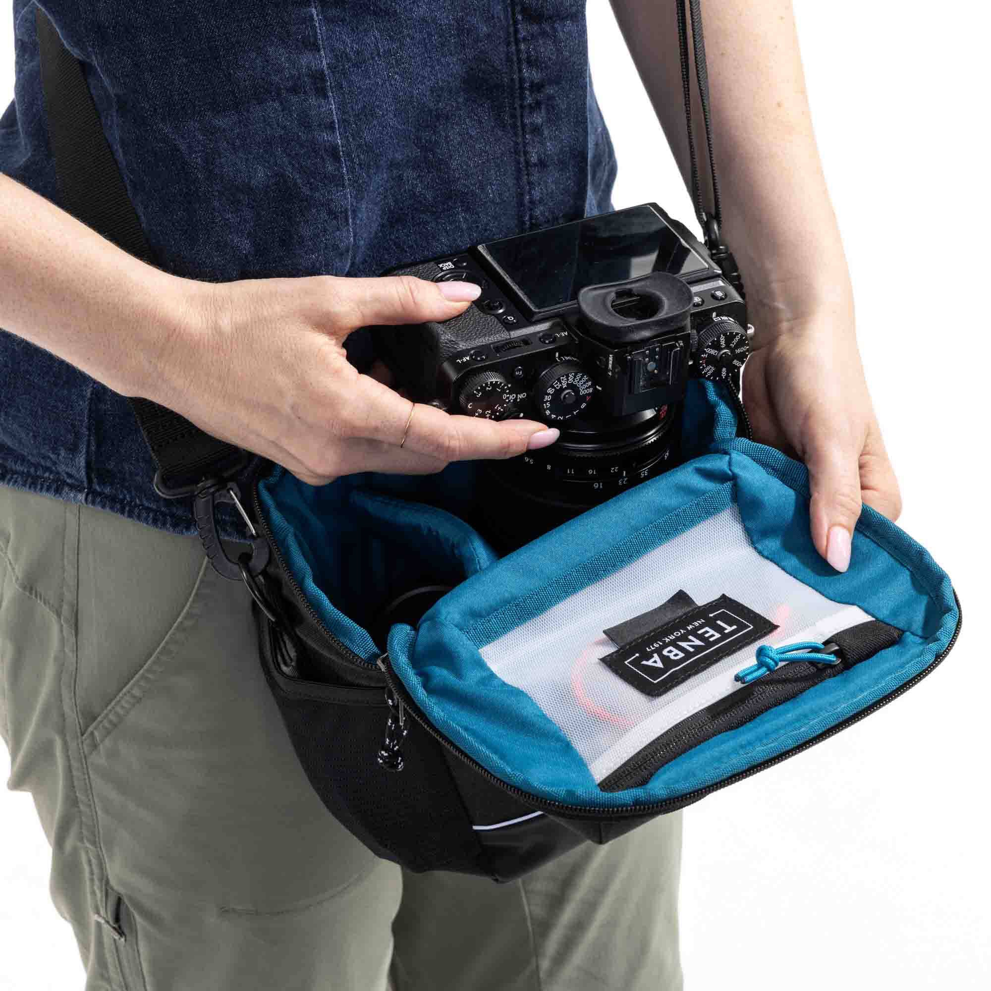 Tenba Skyline V2 Top Load 8 Camera Bag (Black) - Image 6