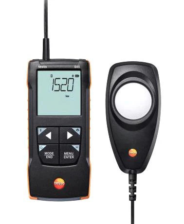 TESTO 0563 1545 Light / Lux Meter, Testo&nbsp;545, 100000 lx, 1 lx, 6 %, 149 mm x 60 mm x 28 mm Testo&nbsp;545 - Image 3