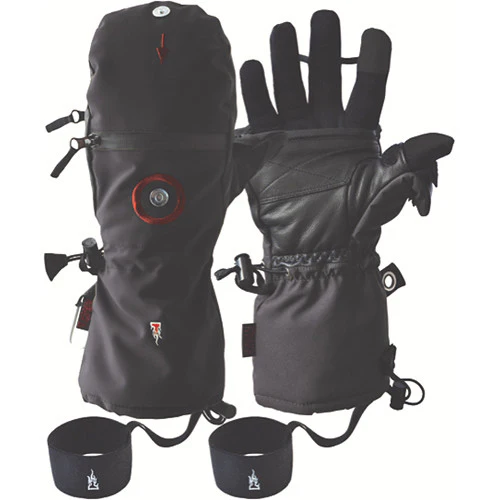 The Heat Company Heat 3 Smart Mittens/Gloves (Size 10, Tarmac Green) - Image 3