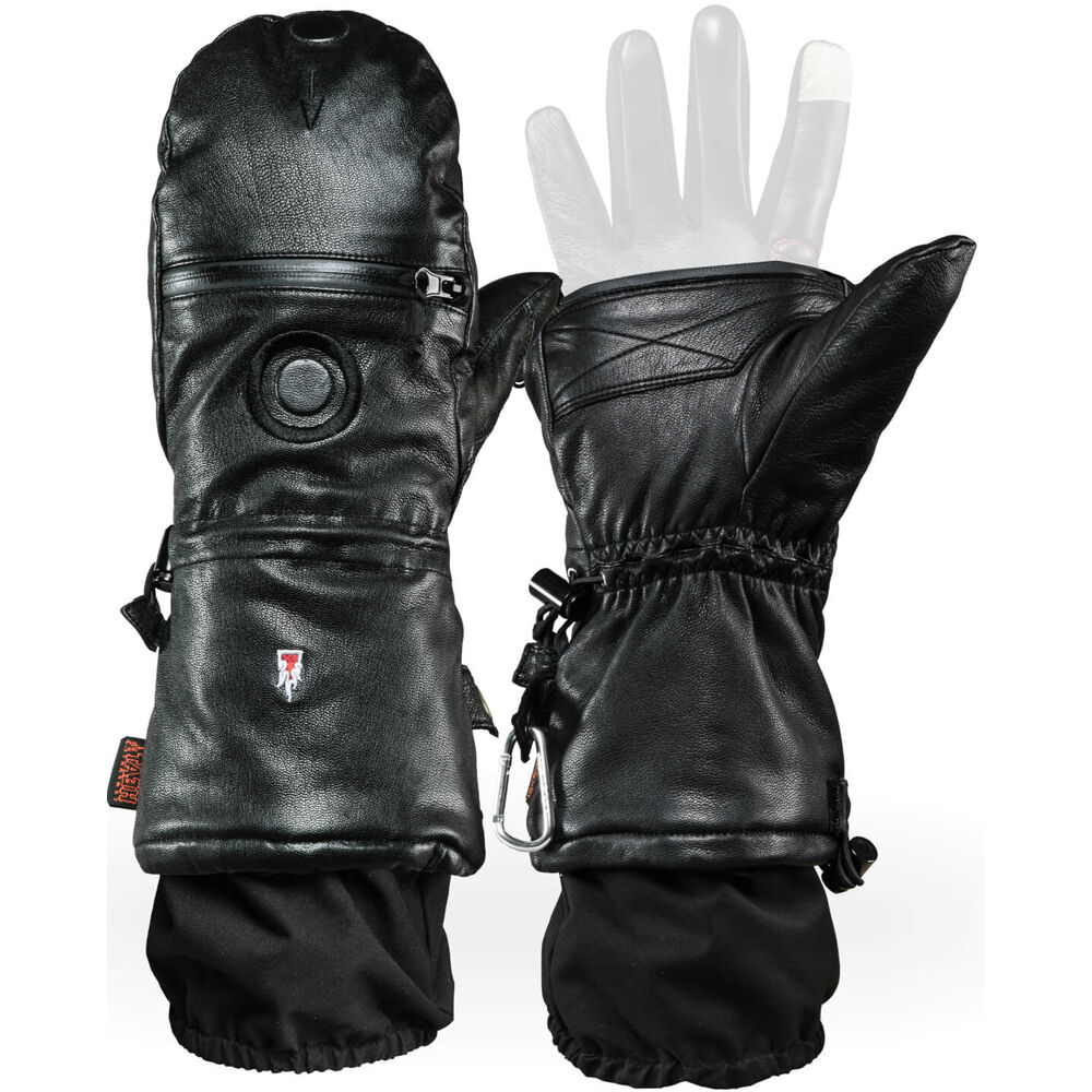 The Heat Company Shell Full-Leather Pro Mittens (Size 10-11) - Image 2