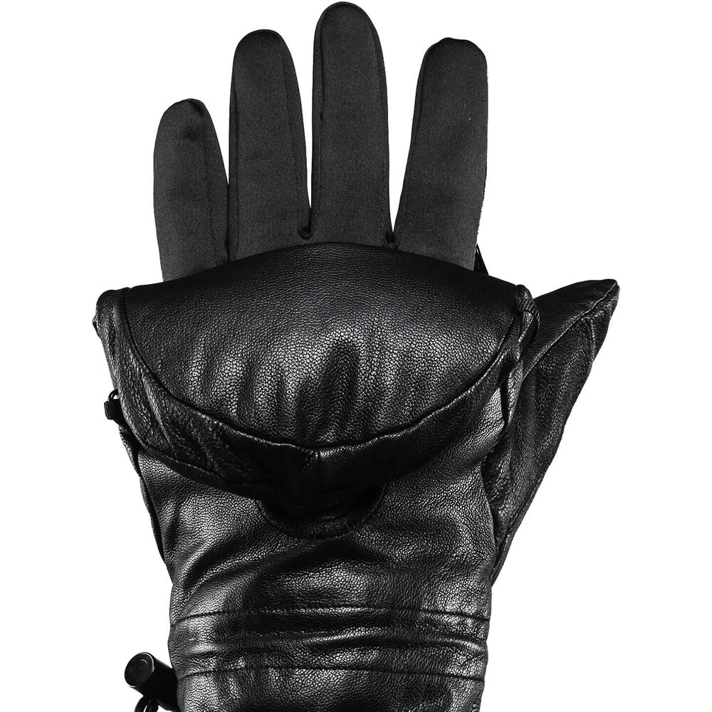 The Heat Company Shell Full-Leather Pro Mittens (Size 10-11) - Image 5