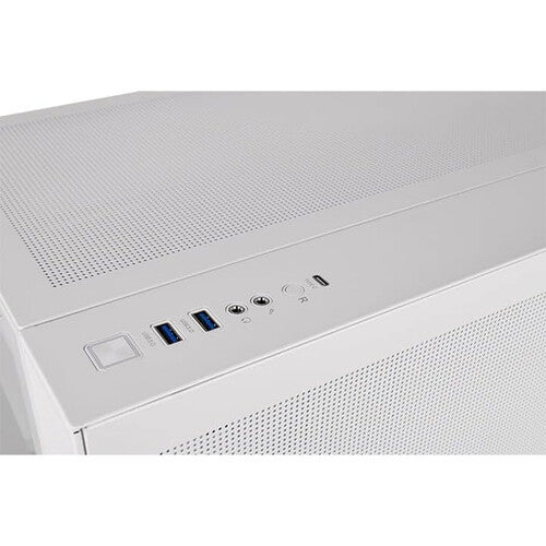 Thermaltake View 380 TG ARGB Mid Tower ATX Computer Chassis (Snow) - Image 6