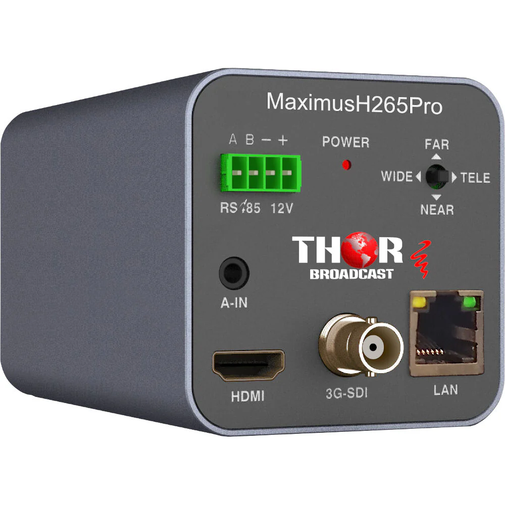Thor MaximusH265Pro 1080p 3G HD-SDI/HDMI/H265 Streaming Box camera with 20x Optical Zoom - Image 3