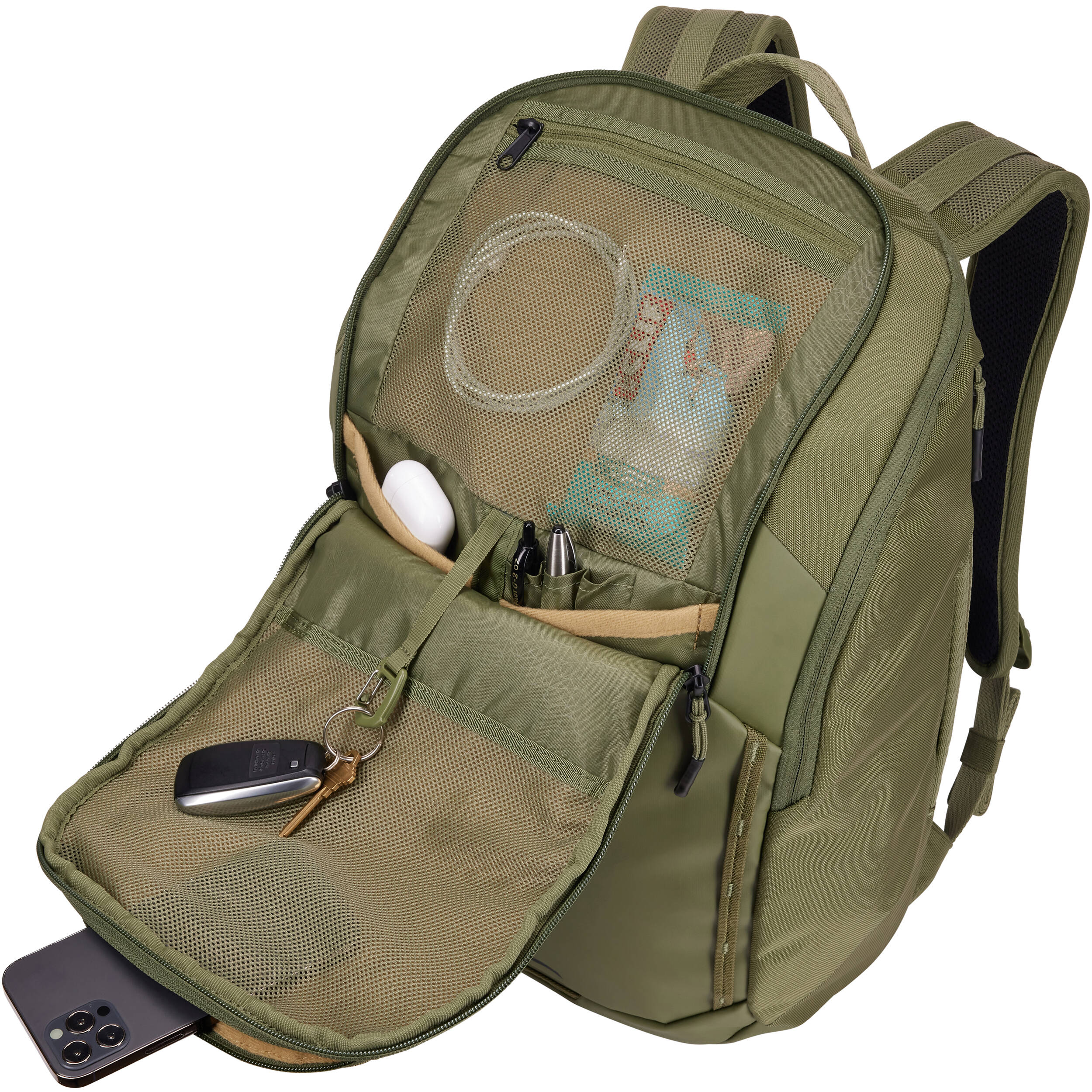 Thule Chasm Laptop Backpack (Olivine, 26L) - Image 4