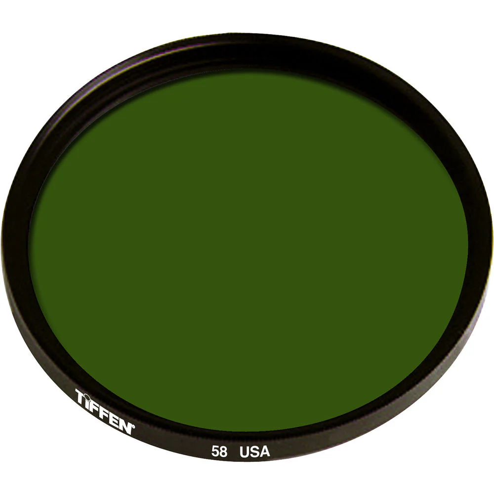 Tiffen 55mm Green #58 Glass Filter for Black & White Film - Image 3