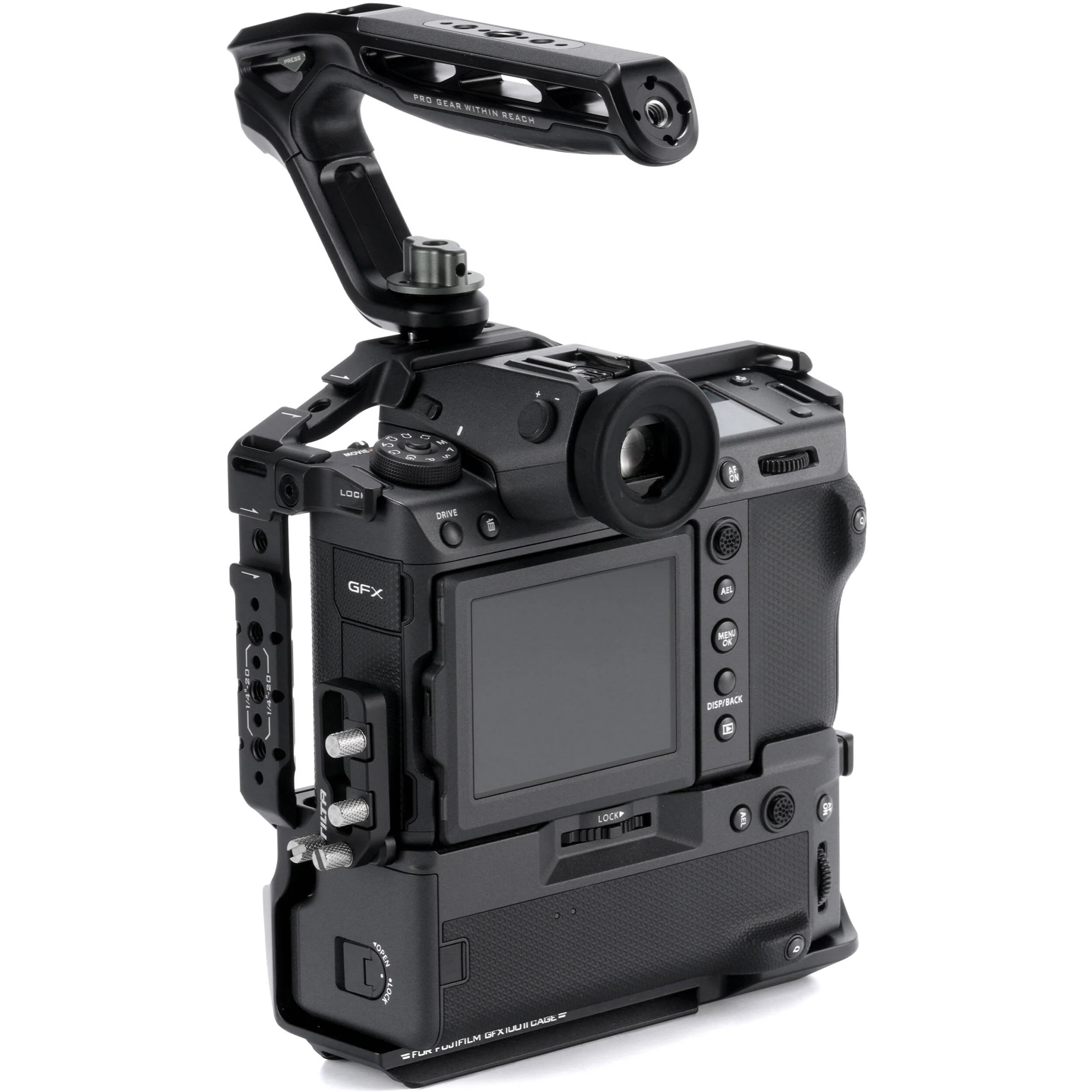 Tilta Camera Cage Lightweight Kit for FUJIFILM GFX100 II (Black) - Image 3