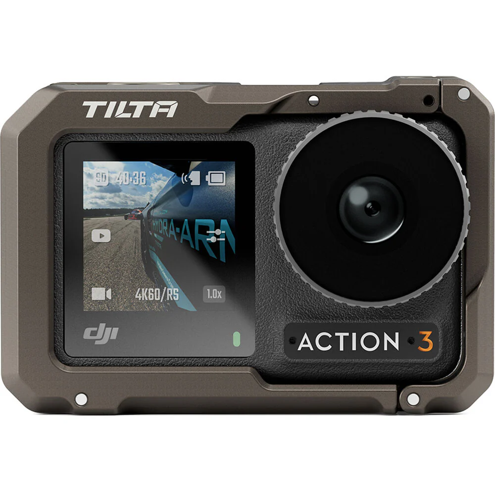 Tilta Full Camera Cage for DJI Osmo Action 3 (Tactical Gray) - Image 3