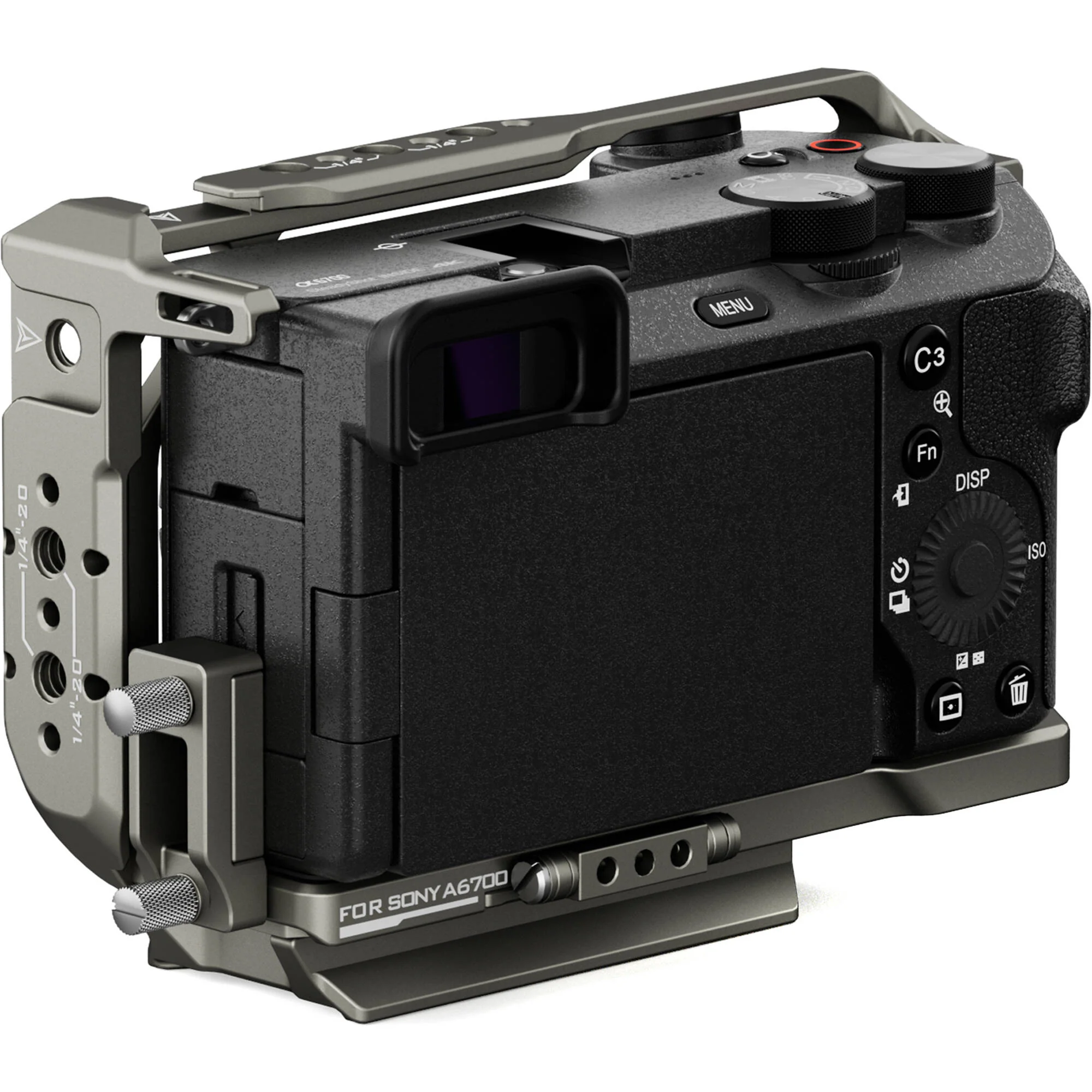 Tilta Full Camera Cage for Sony a6700 (Titanium Gray) - Image 3