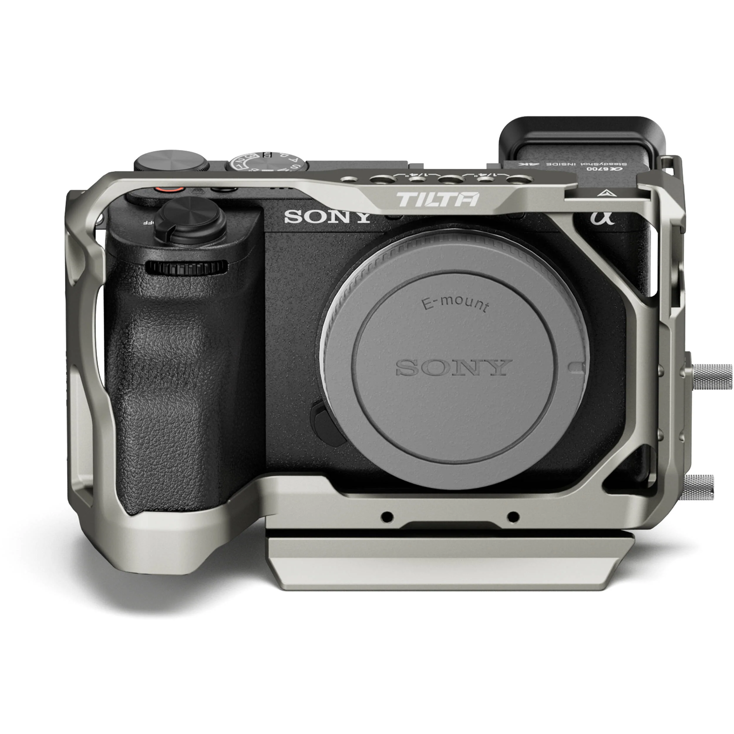 Tilta Full Camera Cage for Sony a6700 (Titanium Gray) - Image 4