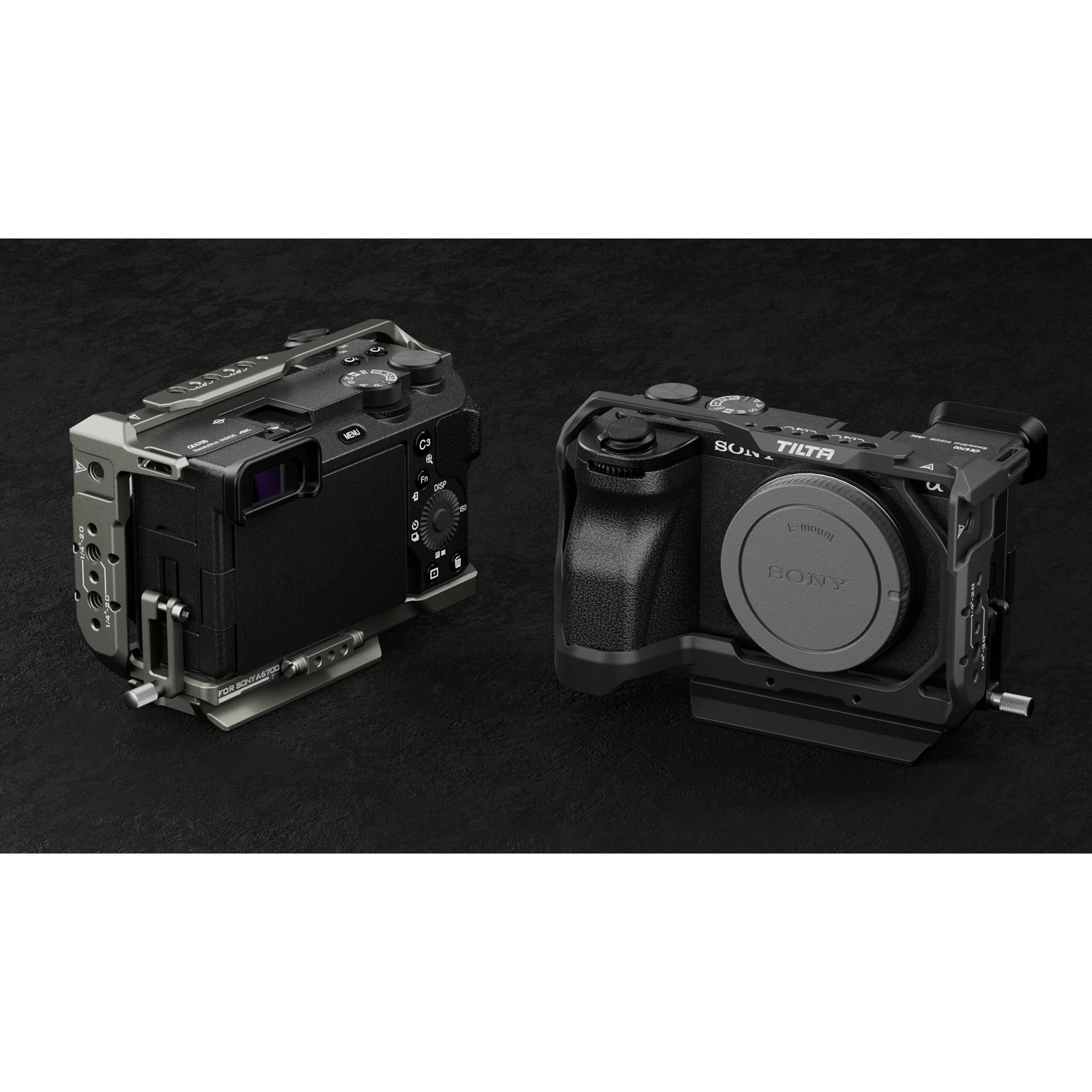 Tilta Full Camera Cage for Sony a6700 (Titanium Gray) - Image 5