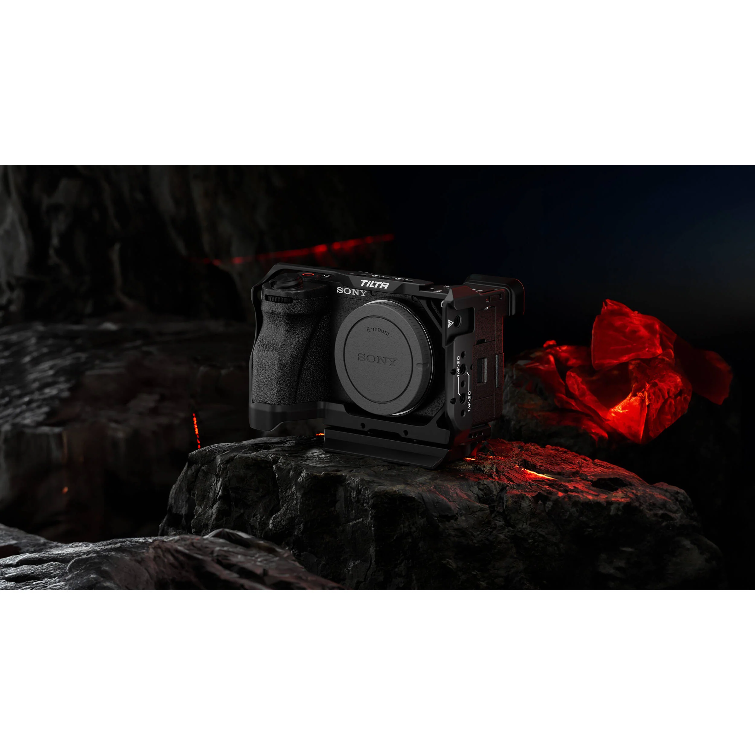 Tilta Full Camera Cage for Sony a6700 (Titanium Gray) - Image 6