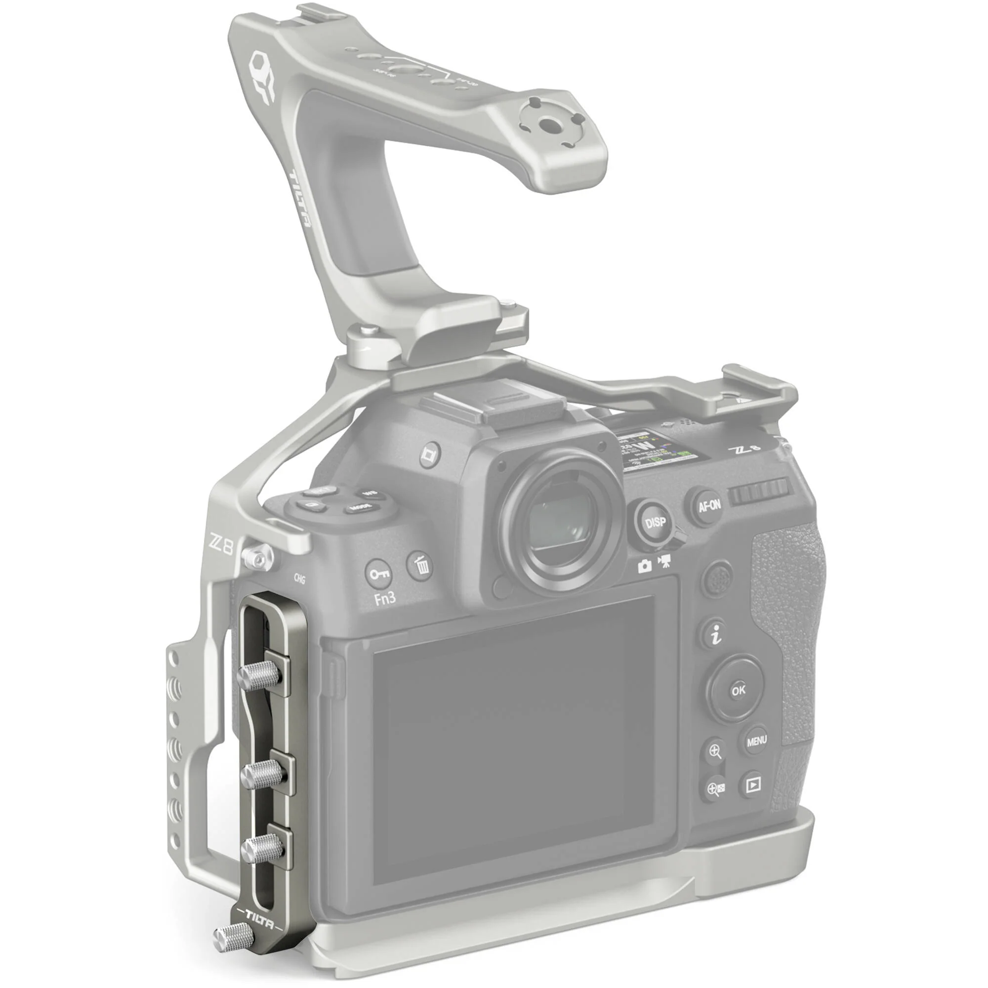 Tilta HDMI and USB-C Cable Clamp for Nikon Z8 (Titanium Gray) - Image 5