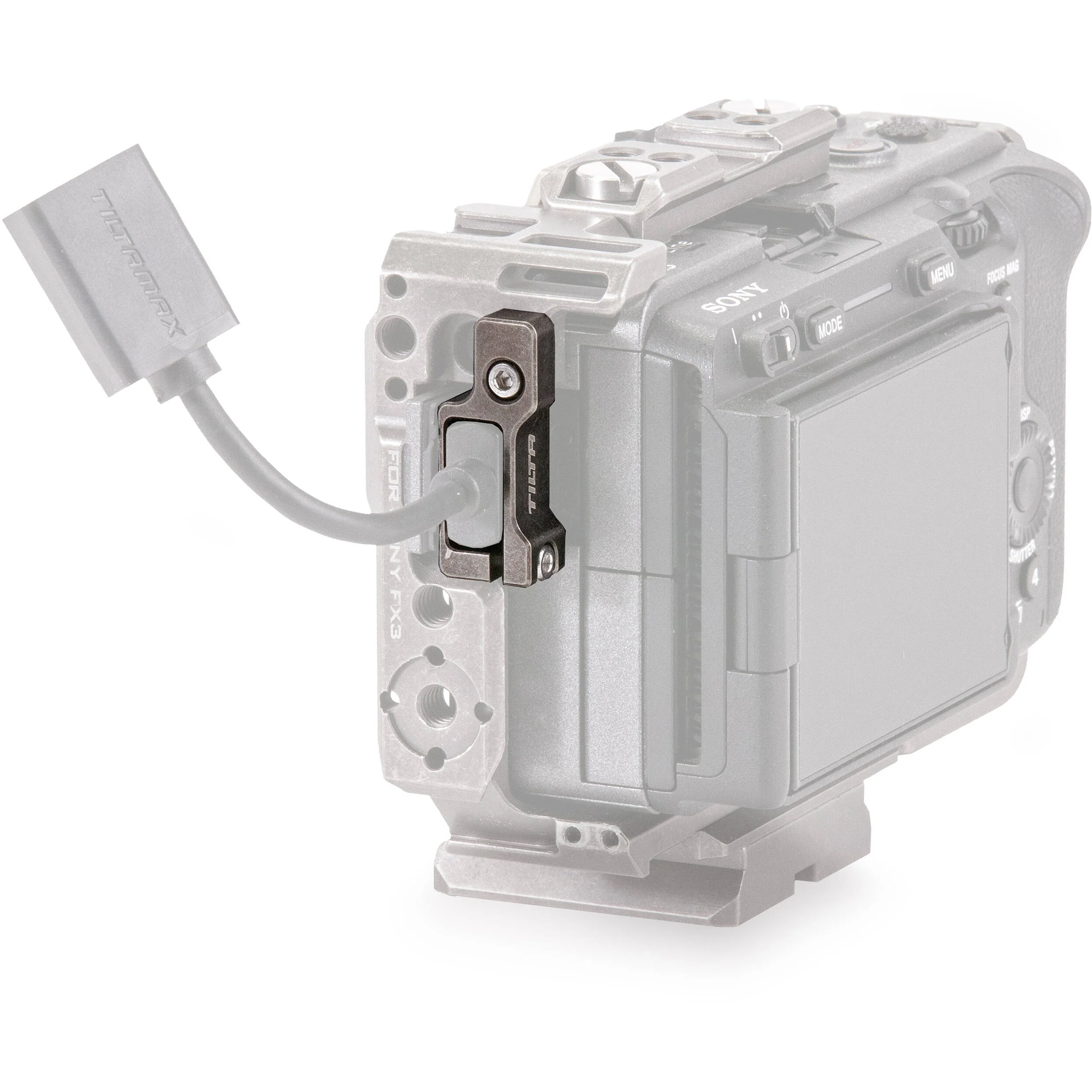 Tilta HDMI Cable Clamp Attachment for Sony FX3 (Tilta Gray) - Image 2
