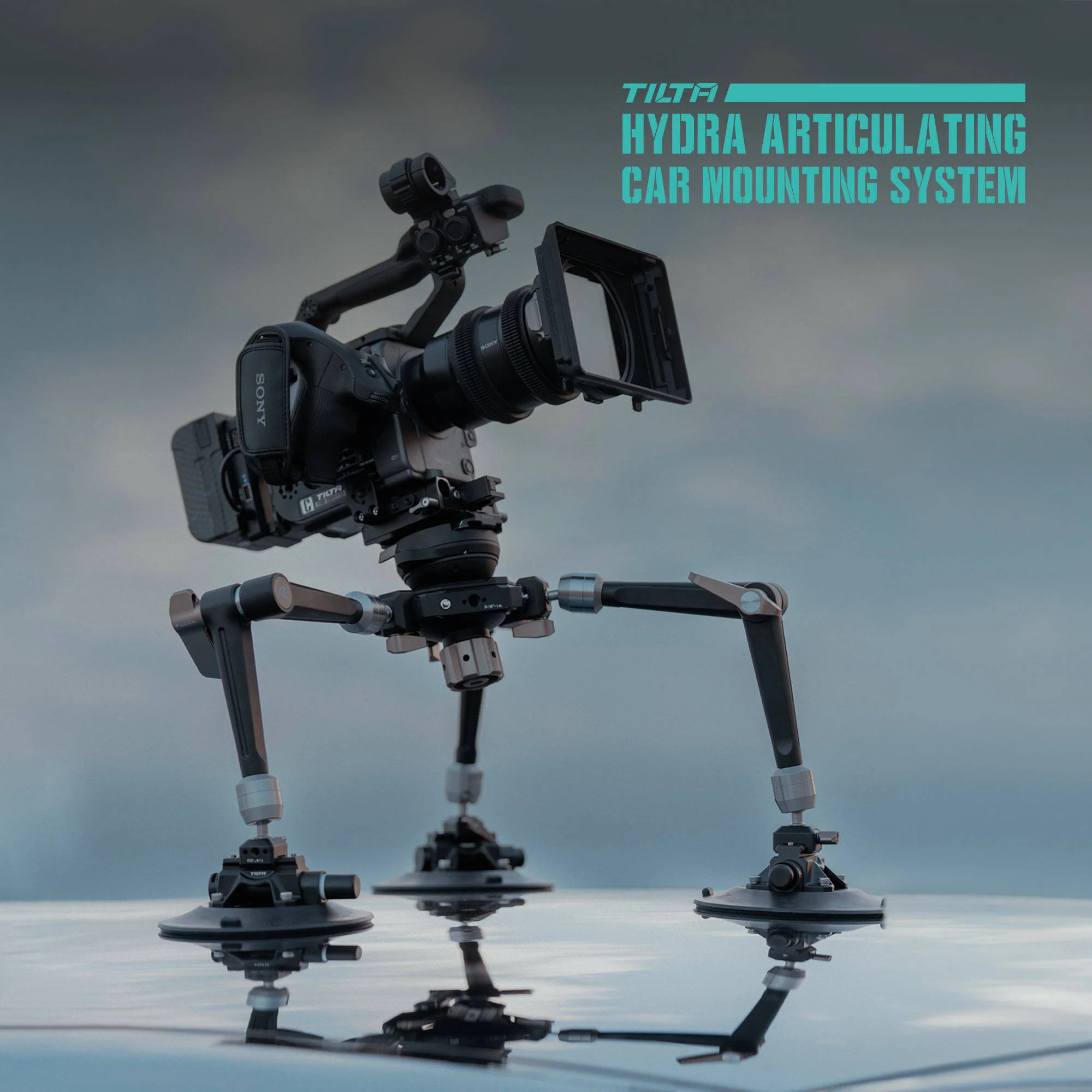 Tilta Hydra Articulating Car Mounting System with Electronic Suction Cups - Image 6
