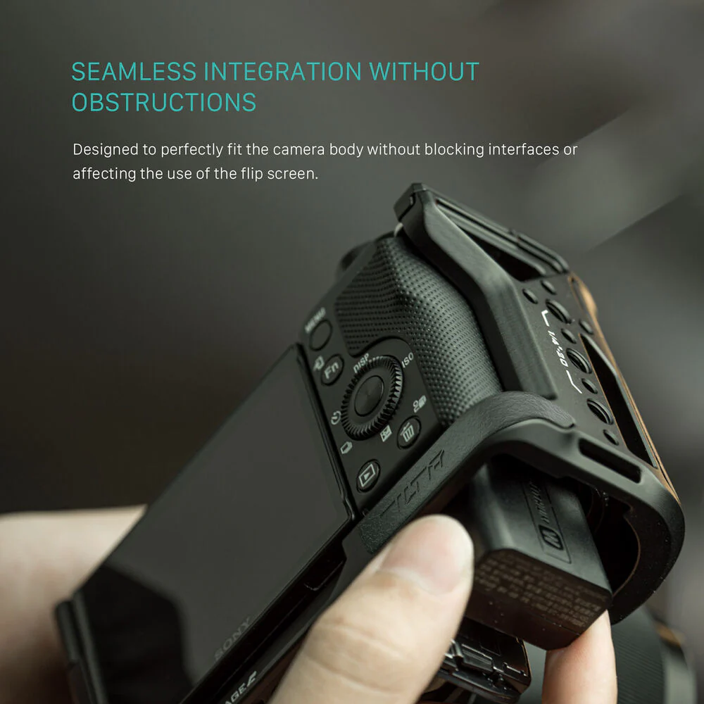 Tilta L-Bracket Mounting Plate for Sony ZV-E10 (Black) - Image 6
