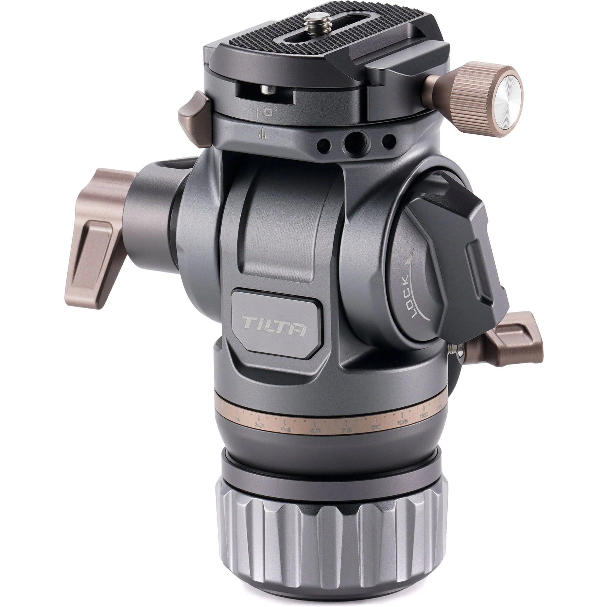 Tilta Travel Video Fluid Head with Flat Base (Space Gray) - Image 2