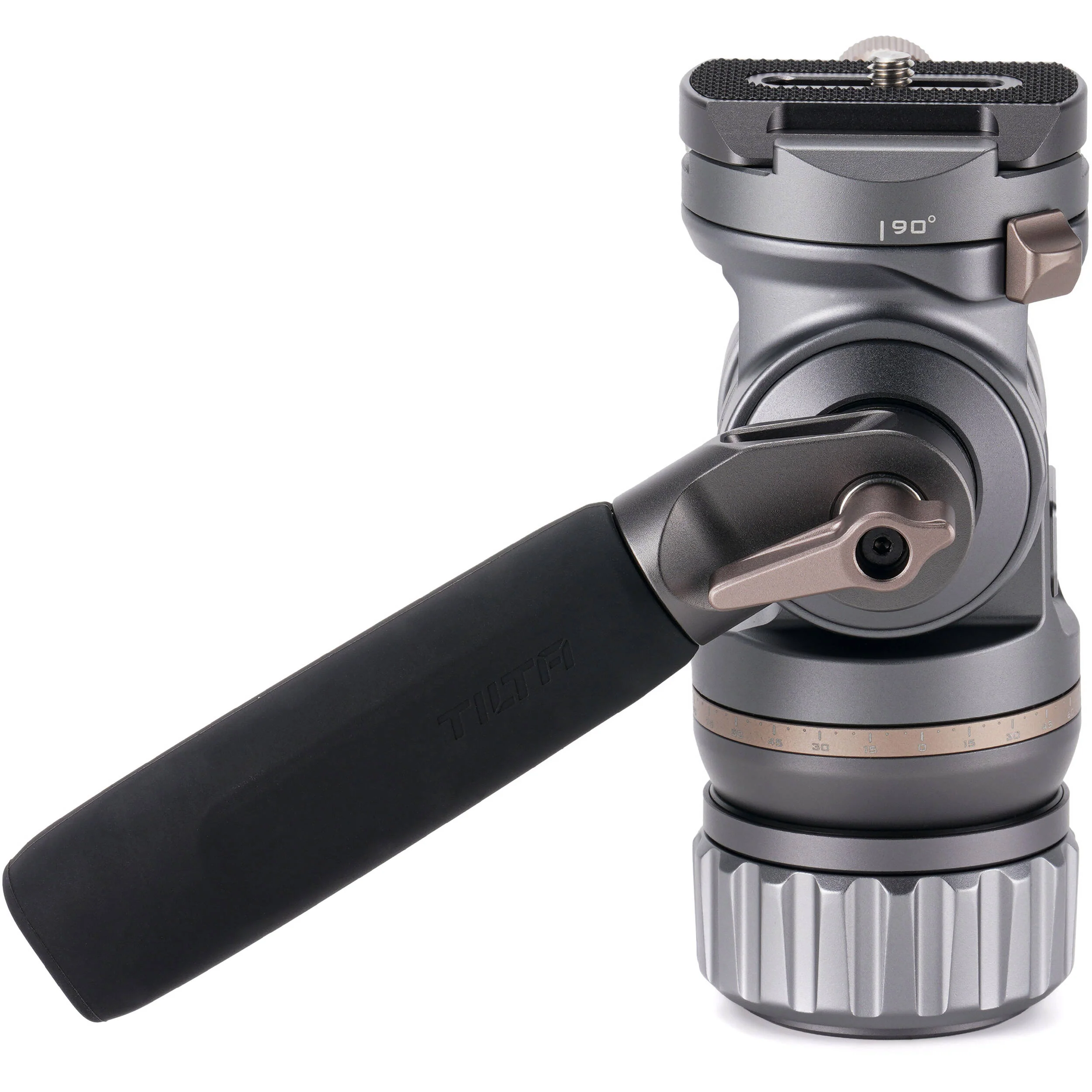 Tilta Travel Video Fluid Head with Flat Base (Space Gray) - Image 3
