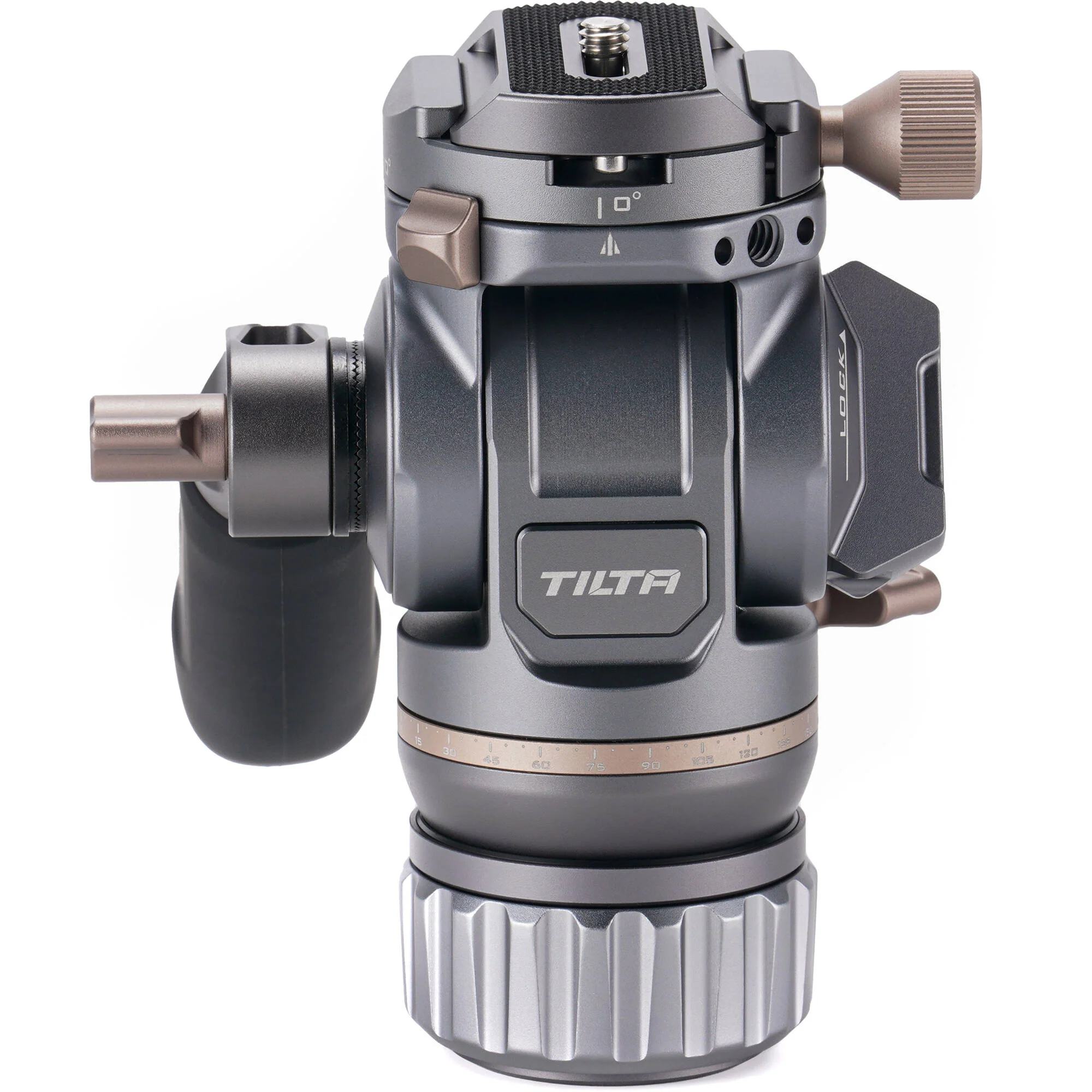 Tilta Travel Video Fluid Head with Flat Base (Space Gray) - Image 4