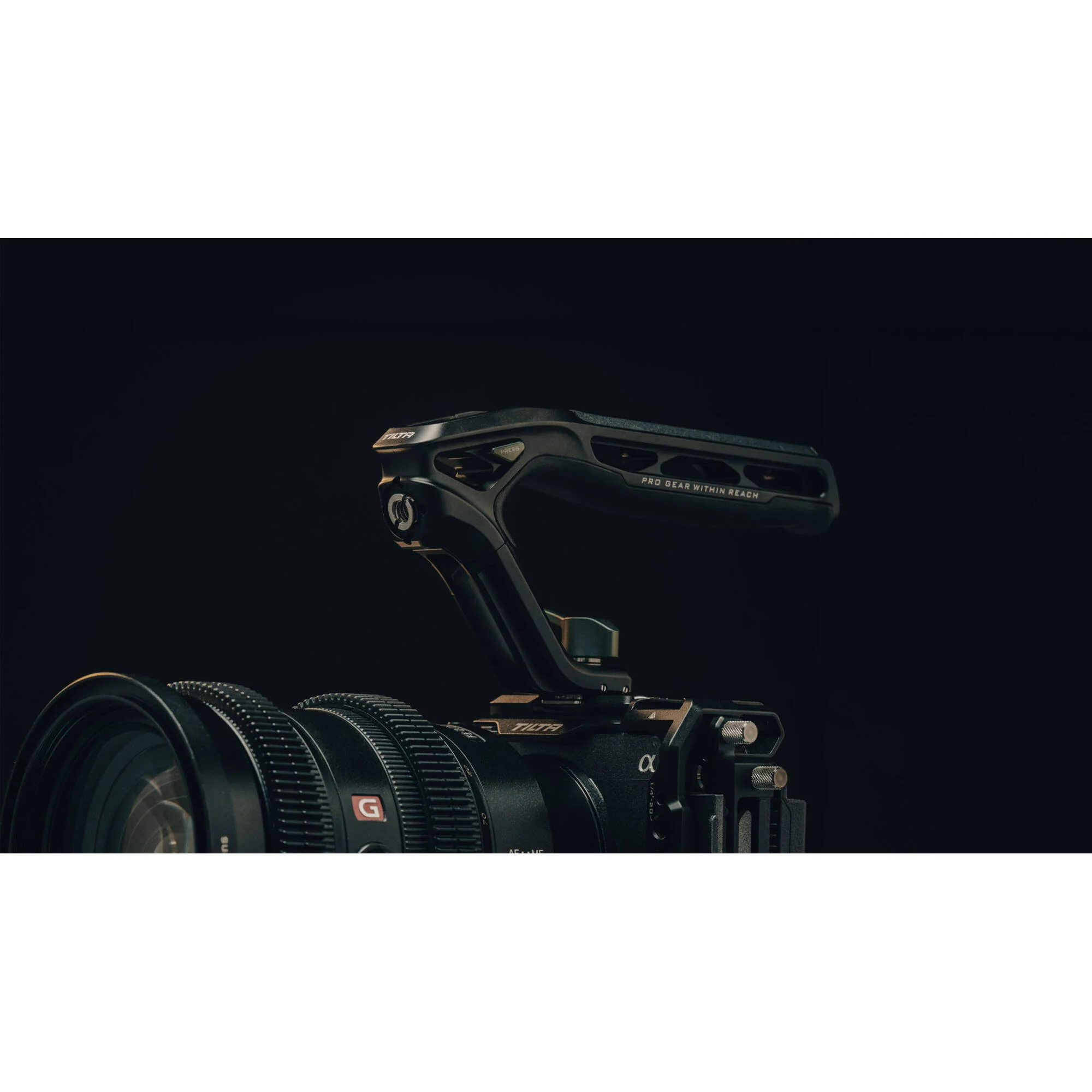 Tilta Xeno Top Handle with NATO Clamp (Titanium Gray) - Image 6