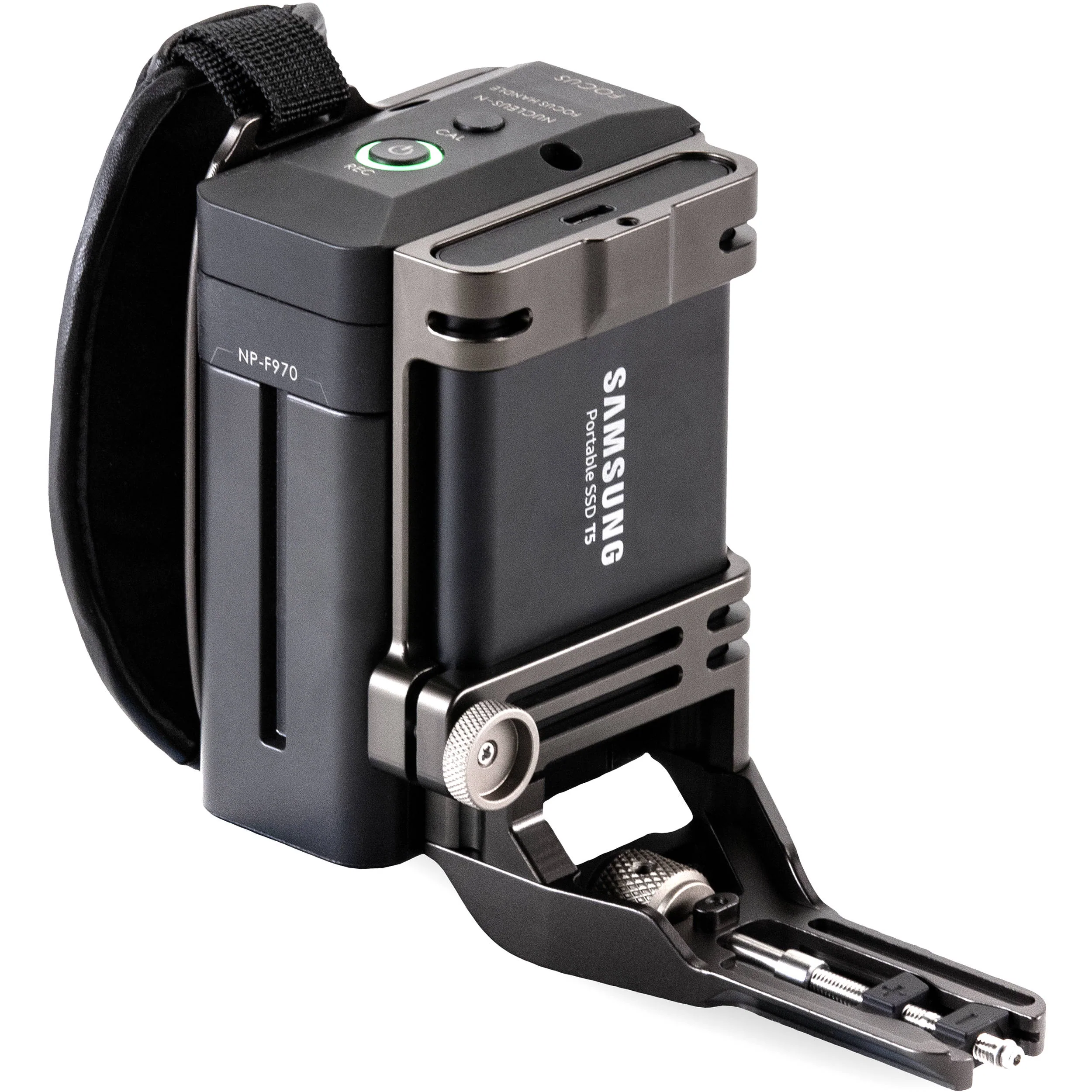 Tiltaing Side Focus Handle Type I with T5 Holder (F970, Tilta Gray) - Image 2
