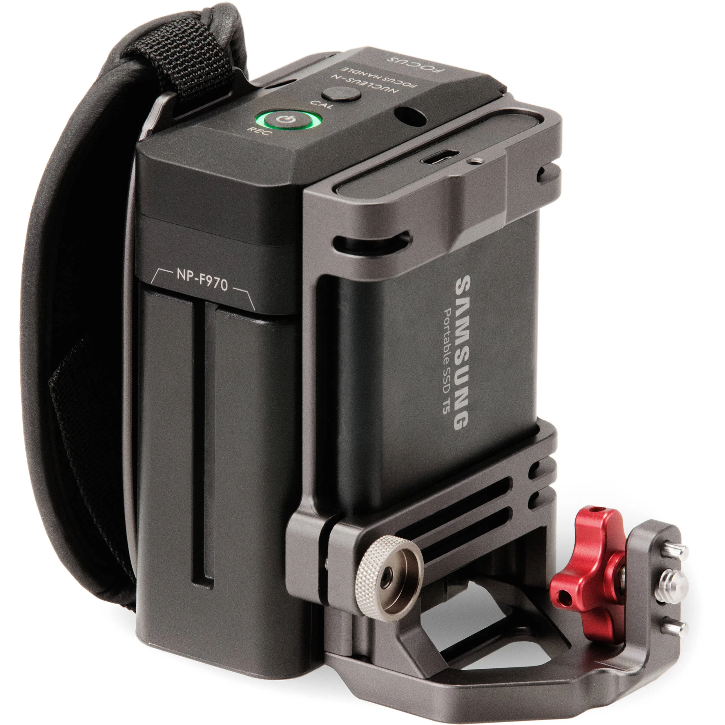 Tiltaing Side Focus Handle Type III (NP-F970, Tilta Gray) - Image 2