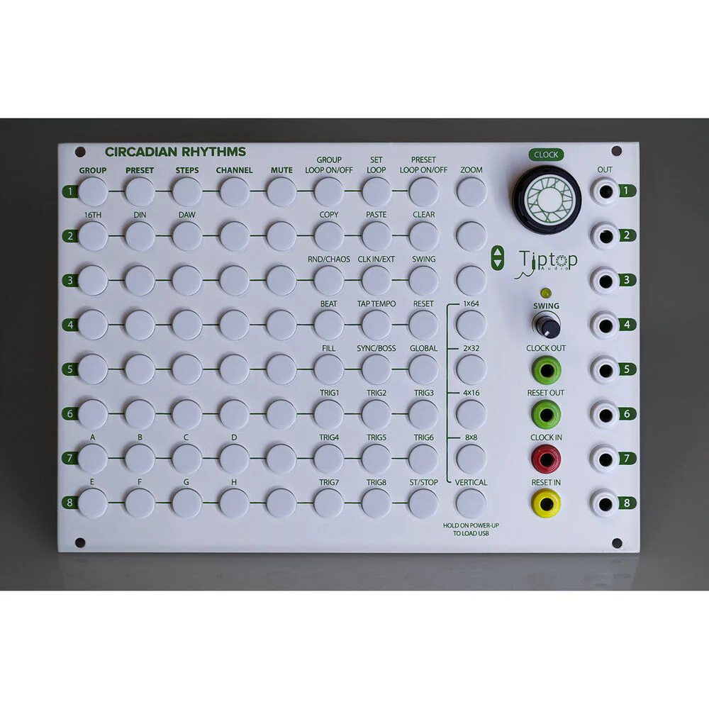 TipTop Audio Circadian Rhythms Performance Sequencer Eurorack Module (36 HP, White) - Image 3