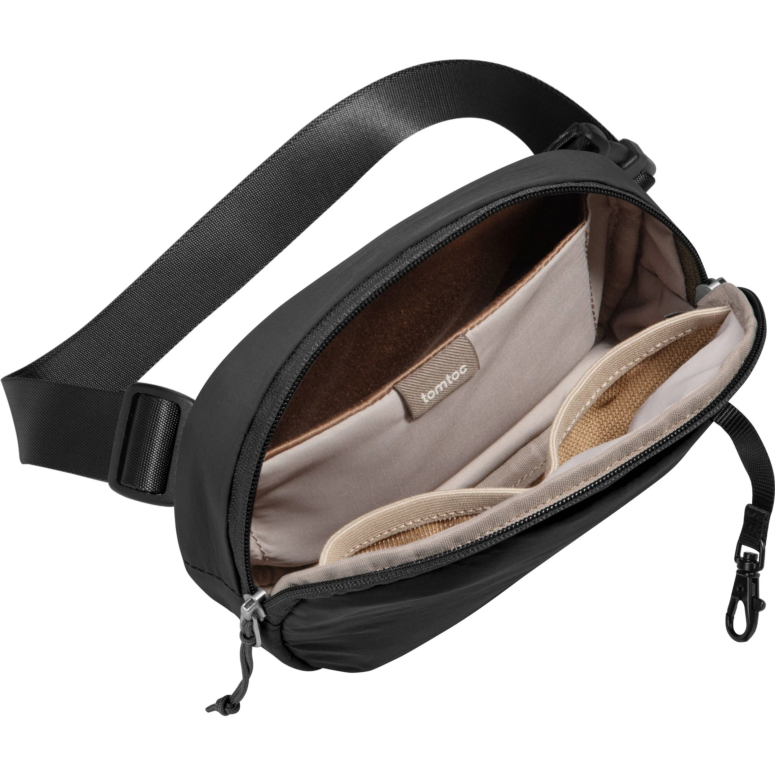 tomtoc SlingBean-T32 Belt Bag (Black, 1.5L) - Image 3