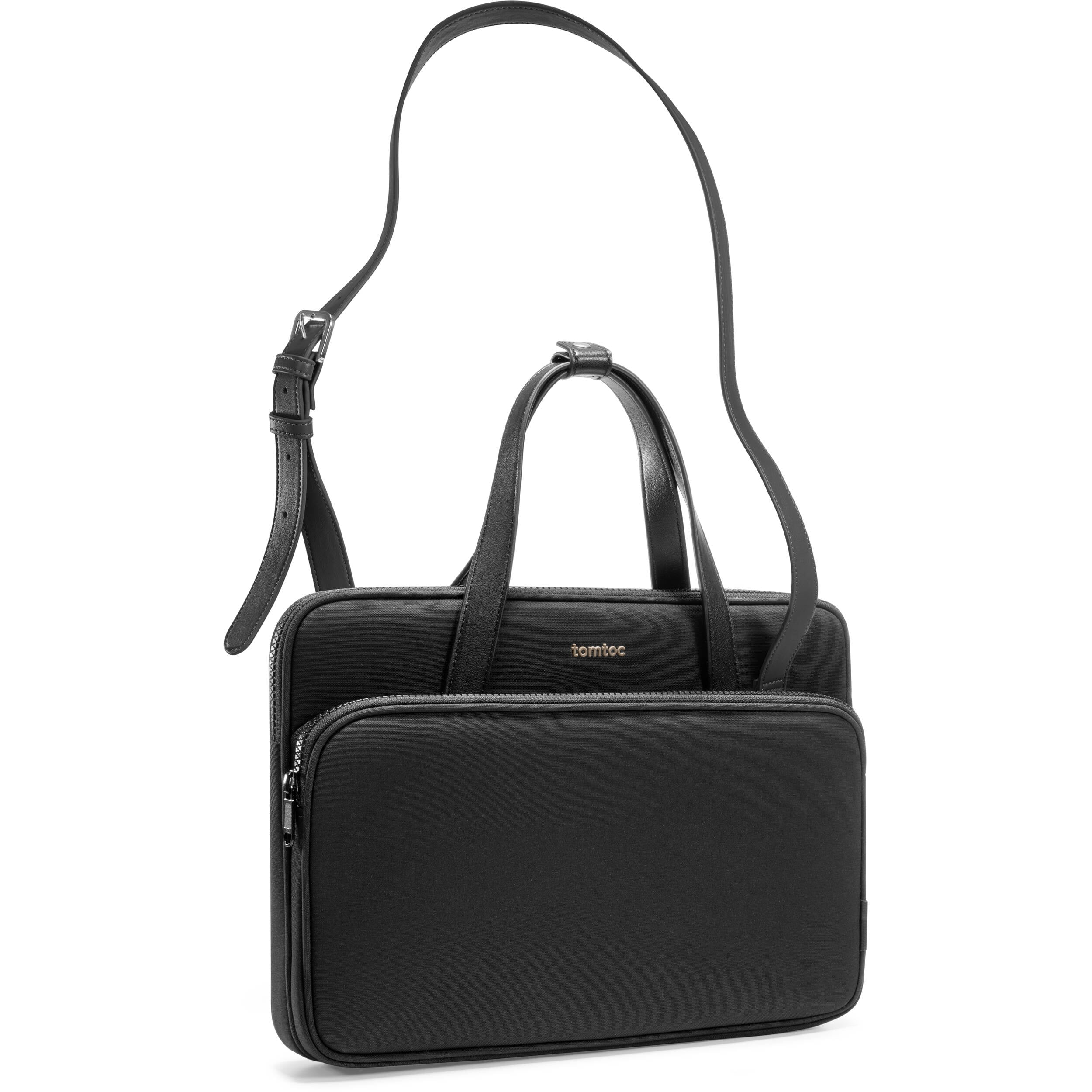 tomtoc Versatile-A12 13.5" Laptop Shoulder Bag (Black) - Image 4