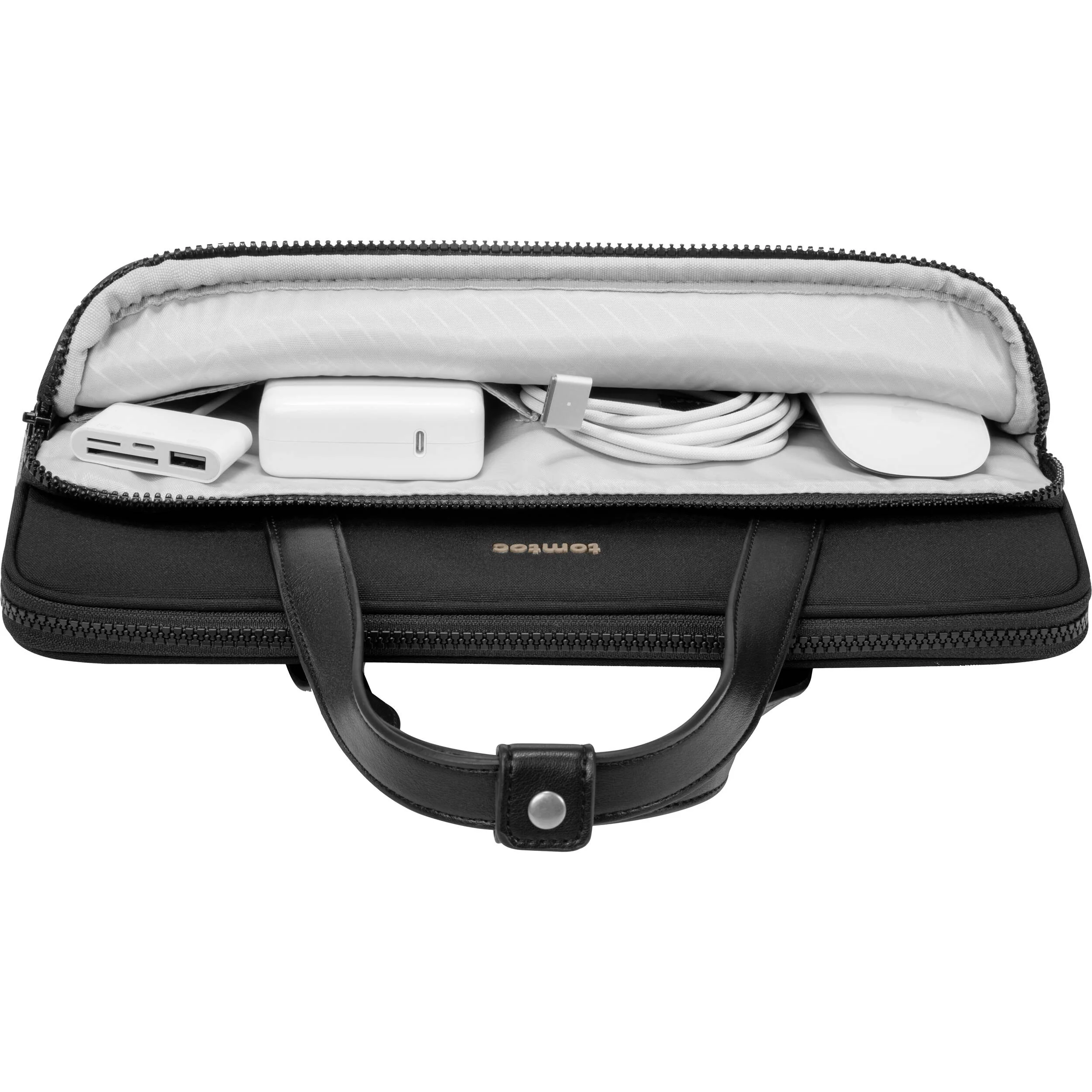 tomtoc Versatile-A12 13.5" Laptop Shoulder Bag (Black) - Image 6
