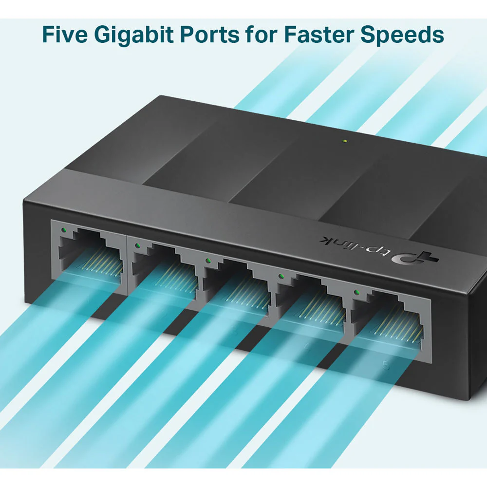 TP-Link LS1005G 5-Port Gigabit Unmanaged Switch - Image 3