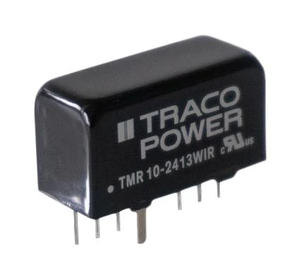TRACO POWER TMR 10-7212WIR Isolated Through Hole DC/DC Converter, ITE & Railway, SIP, 4:1, 10 W, 1 Output, 12 V