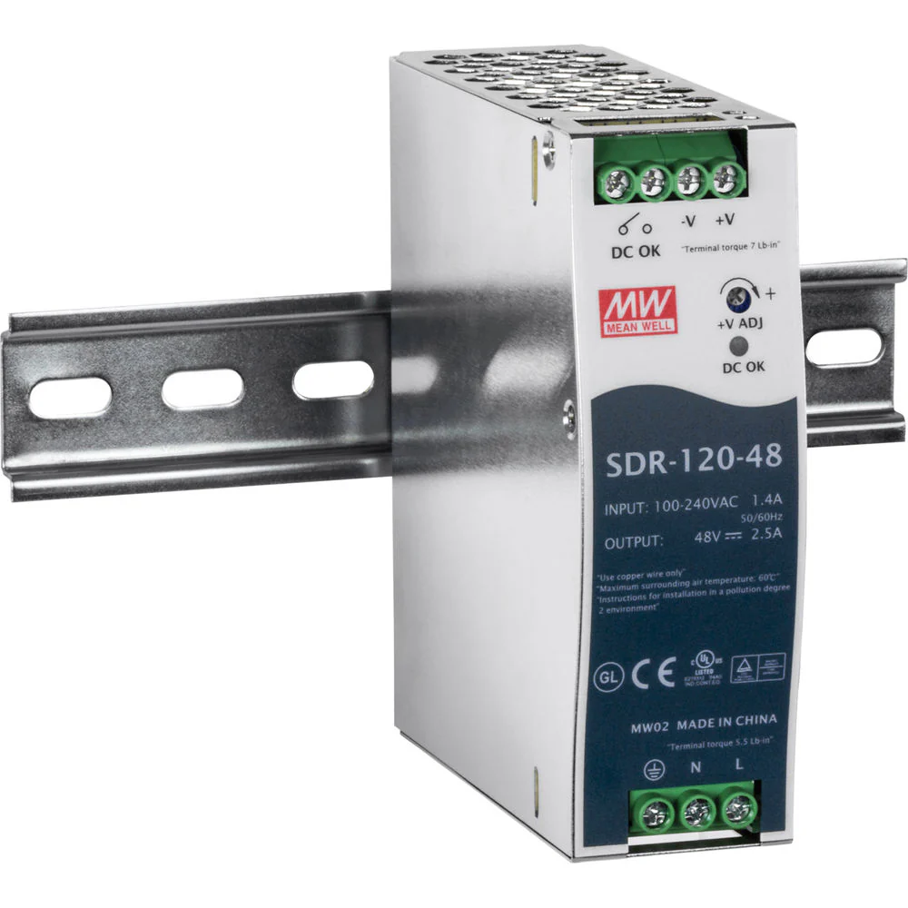 TRENDnet 120-Watt Single-Output Industrial DIN-Rail Power Supply - Image 6