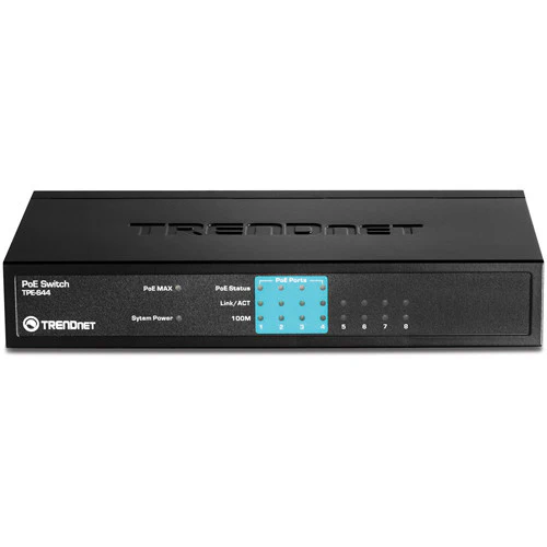 TRENDnet 8-Port 10/100Mbps PoE Switch - Image 4