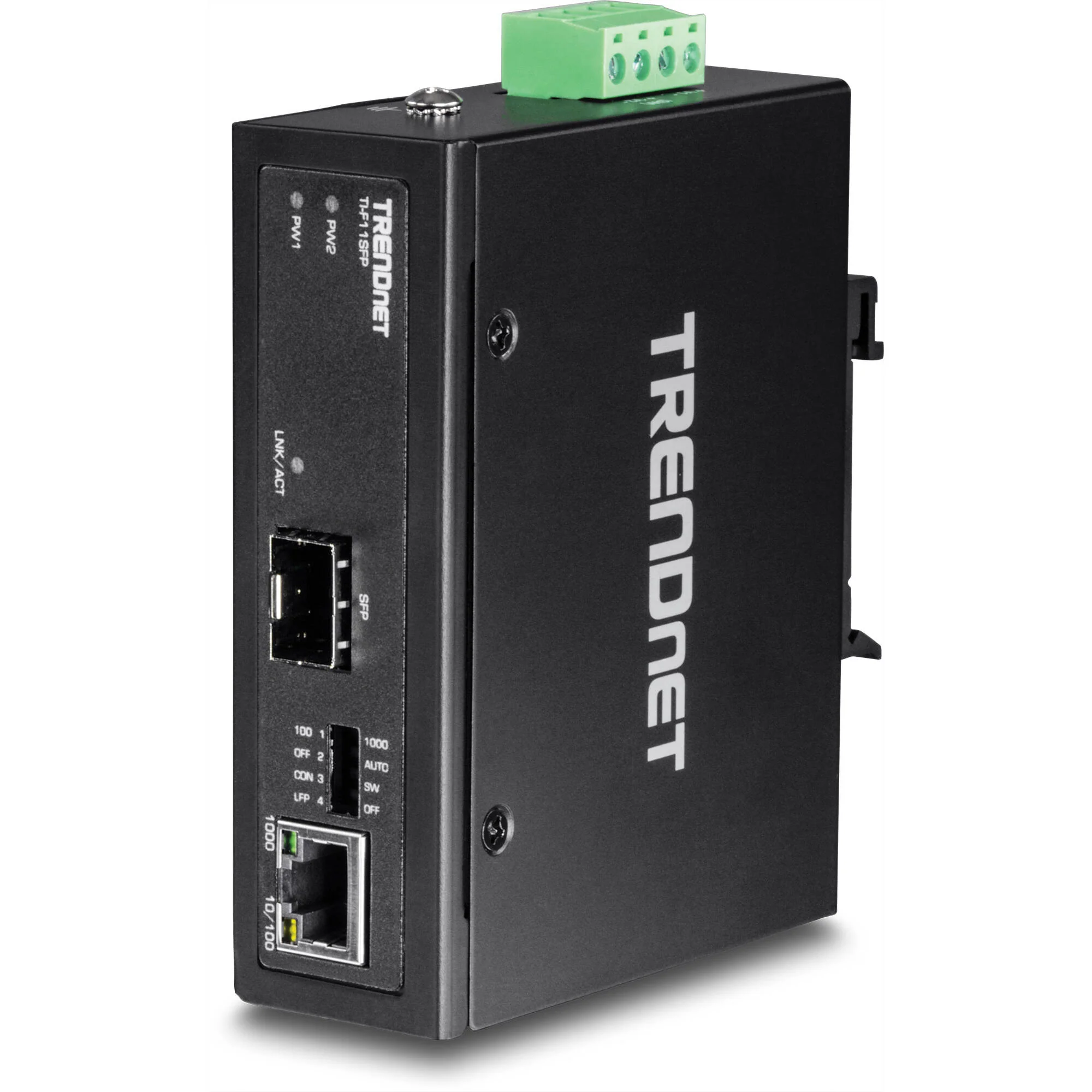 TRENDnet Hardened Industrial 100/1000Base-T to SFP Media Converter - Image 3