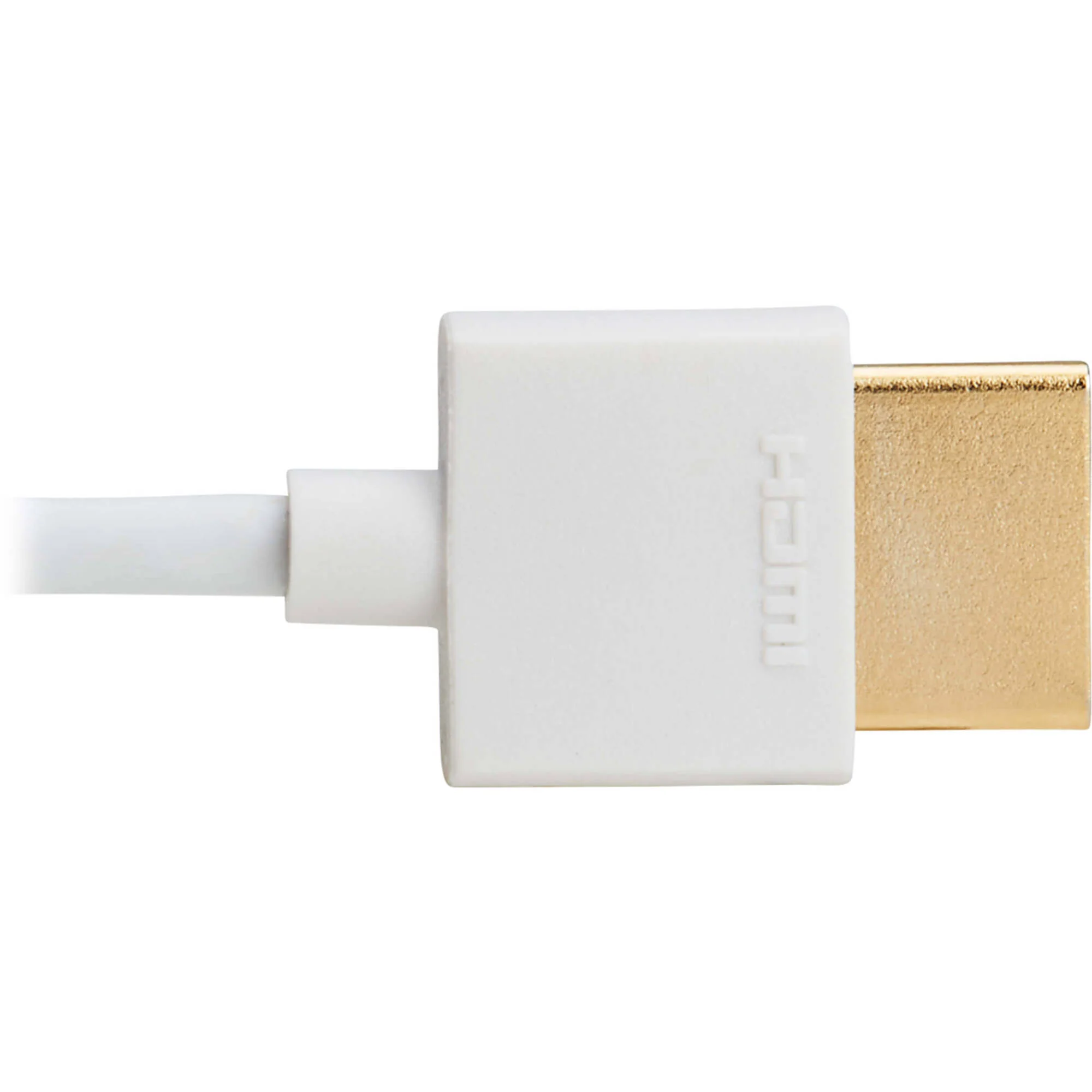 Tripp Lite Slim High-Speed HDMI Cable with Ethernet (10', White) - Image 4