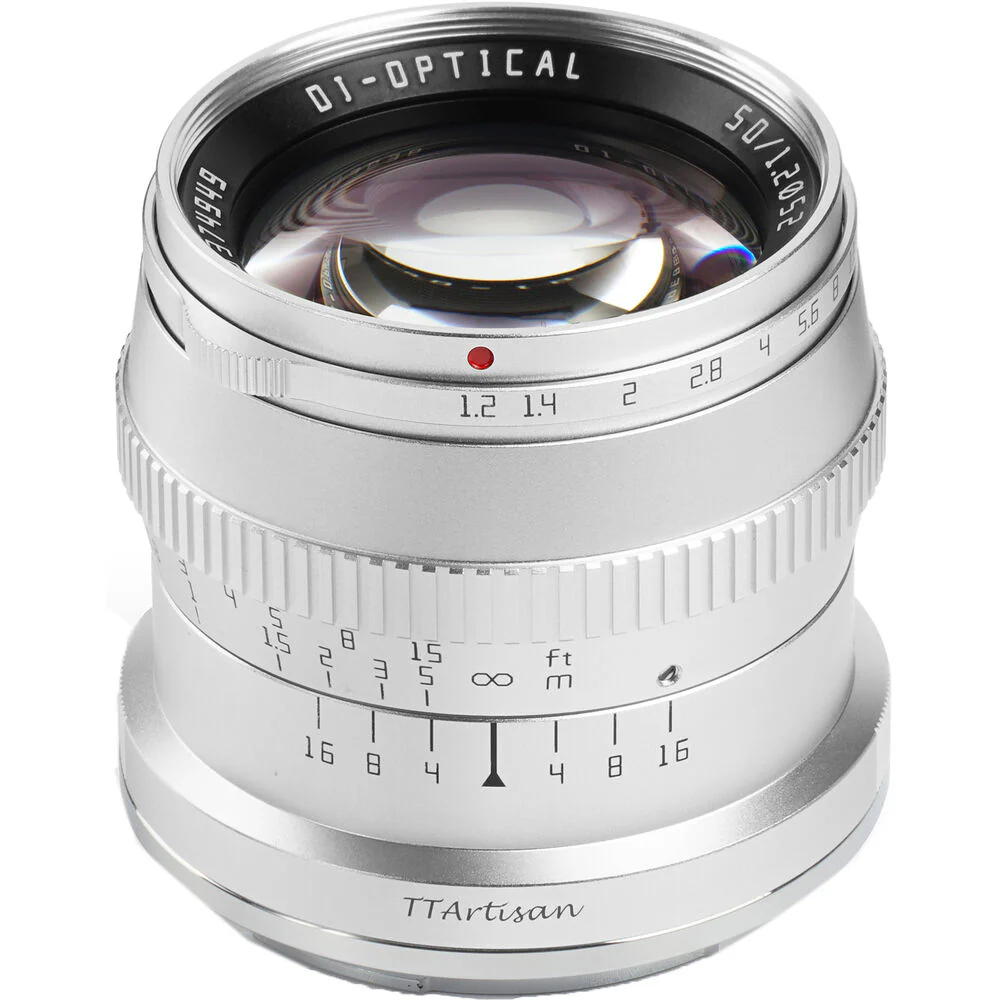 TTArtisan 50mm f/1.2 Lens for Sony E (Silver) - Image 4
