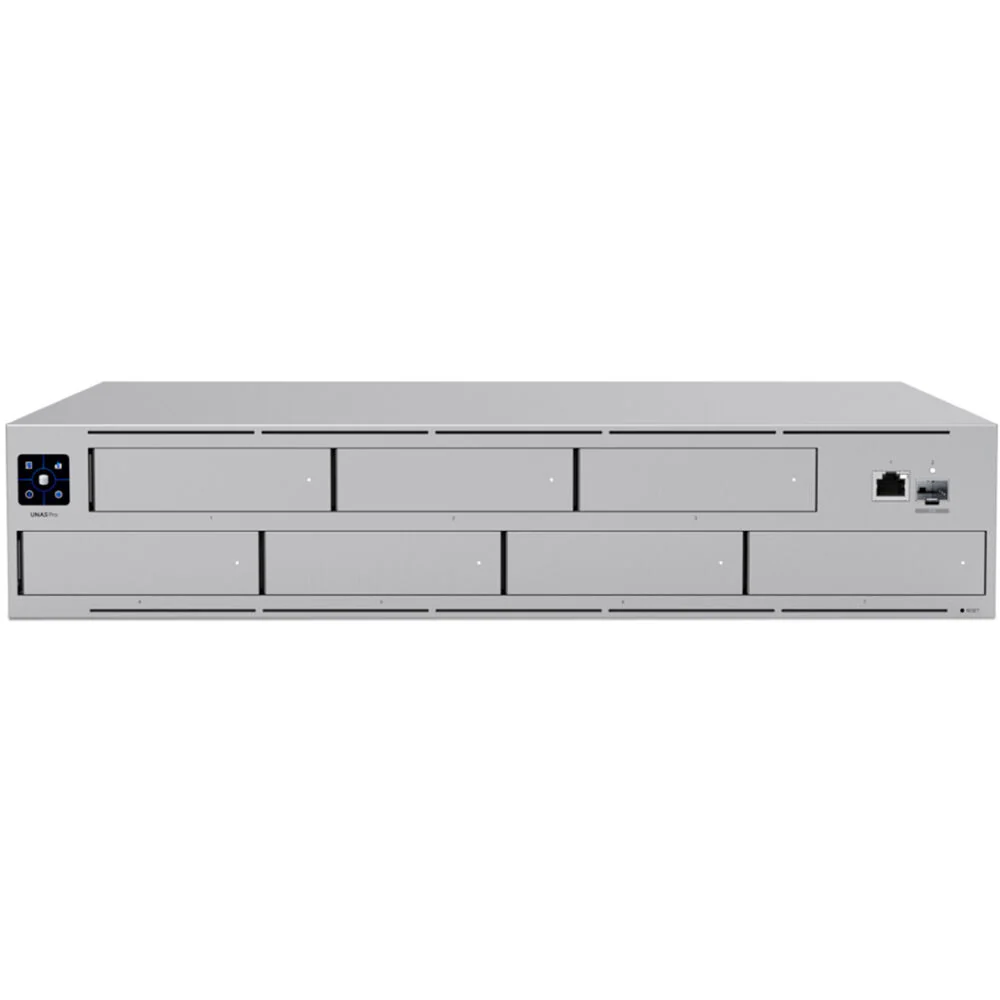 Ubiquiti Networks 140TB UNAS Pro 7-Bay NAS Enclosure Kit with Seagate IronWolf Pro Drives (7 x 20TB) - Image 2