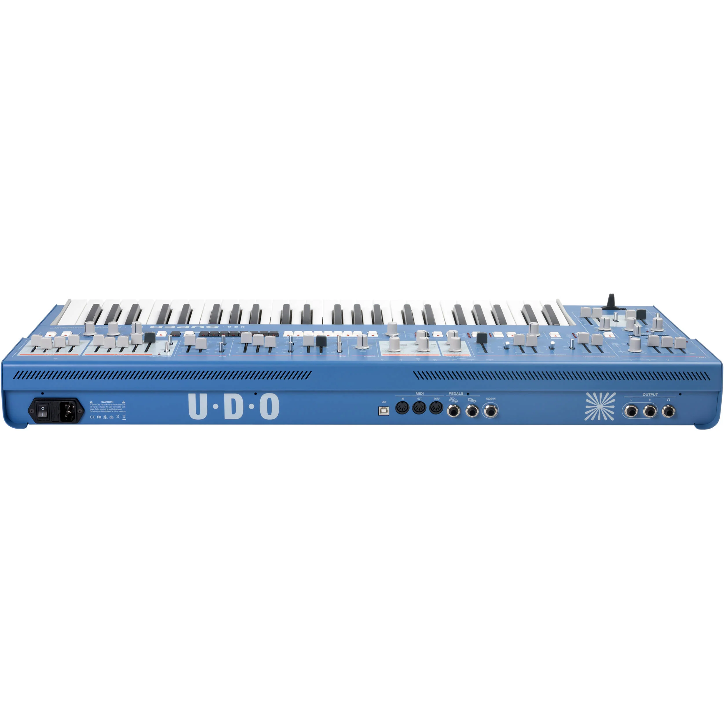 UDO Audio Super 6 Digital-Analog Hybrid Synthesizer (Blue) - Image 4