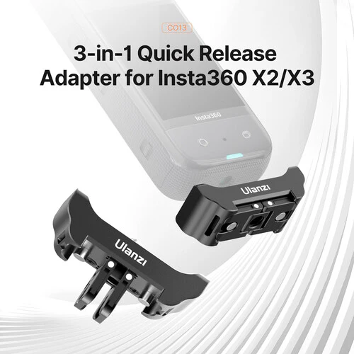 Ulanzi 3-in-1 Quick Release Adapter for Insta360 X3/X2 - Image 7