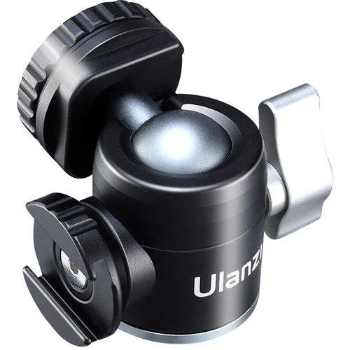 Ulanzi Dual Cold Shoe Ball Head - Image 6