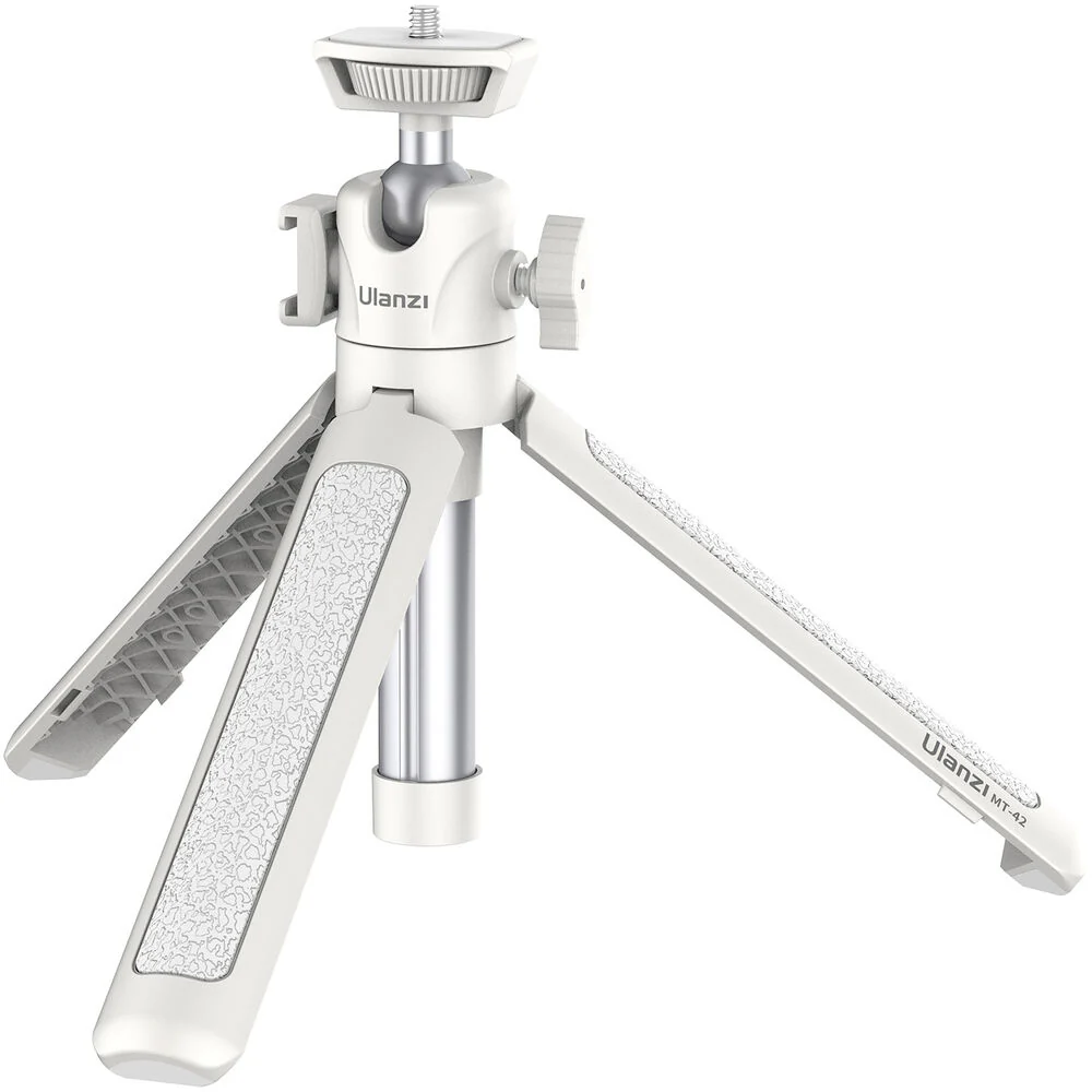 Ulanzi MT-42 2-in-1 Selfie Stick and Mini Tripod with Ball Head (White) - Image 5