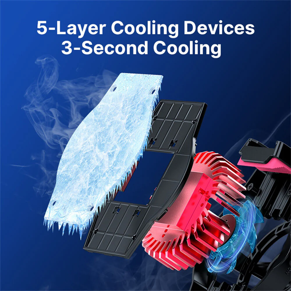 Ulanzi SK-06 Desktop Smartphone Stand with Built-In Cooling Fan - Image 3