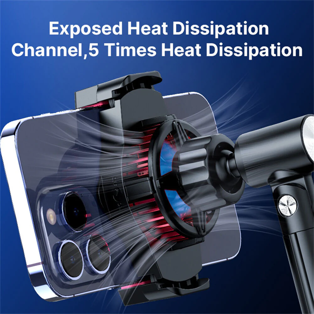Ulanzi SK-06 Desktop Smartphone Stand with Built-In Cooling Fan - Image 5