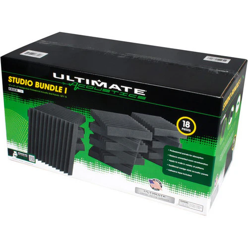 Ultimate Acoustics Studio Bundle I - 18-Piece Pack of Acoustic Foam Wedges - Image 7